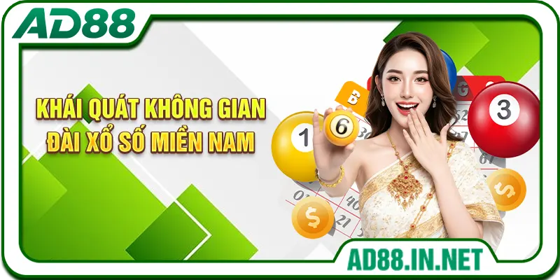 Khái quát không gian đài xổ số miền Nam